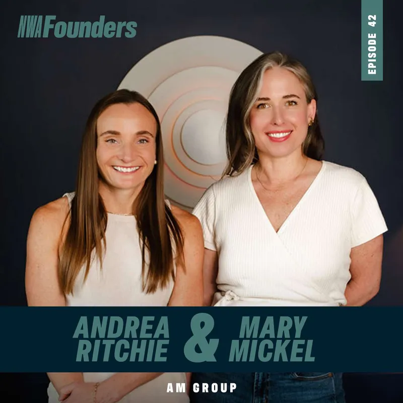 Andrea Ritchie & Mary Mickel, AM Group, Fayetteville, NWA Founders episode artwork