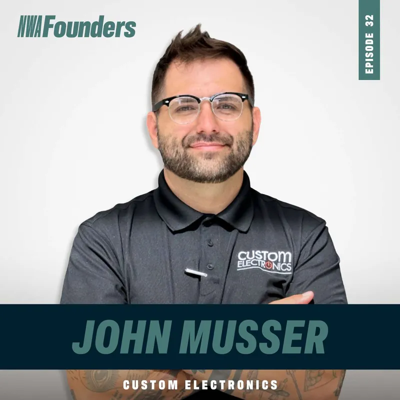 John Musser, Custom Electronics, Lowell, NWA Founders episode artwork