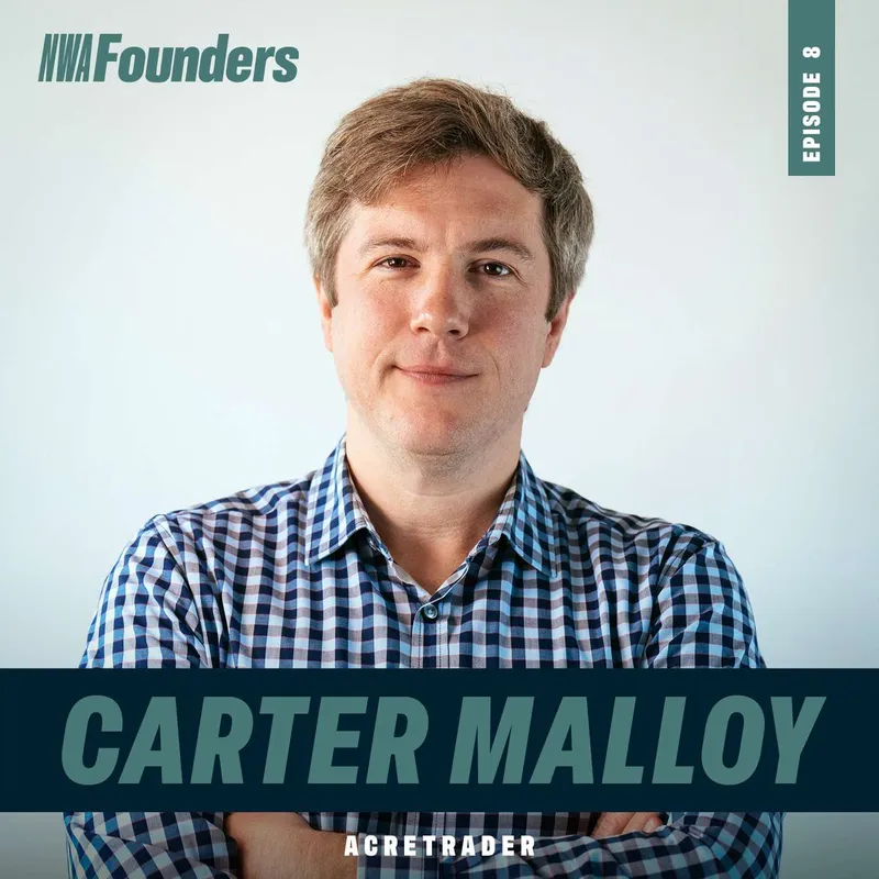 Carter Malloy, AcreTrader, Fayetteville, NWA Founders episode artwork