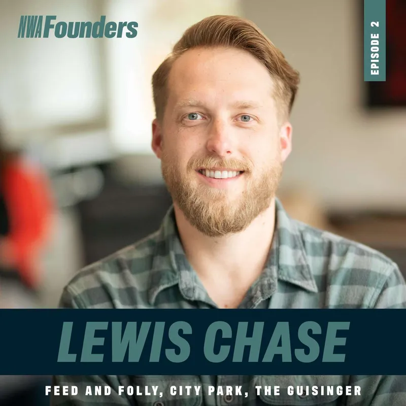 Lewis Chase, Feed and Folly, City Park, The Guisinger, Fayetteville, NWA Founders episode artwork